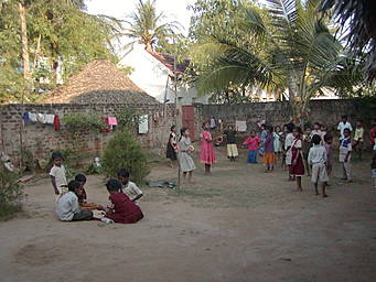 children playing