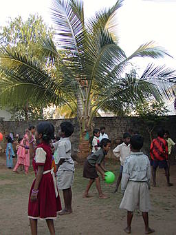 Children playing at CCIMA home