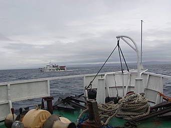 one ferry boat seen from another