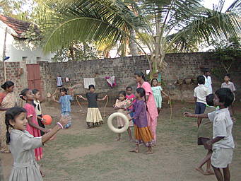 children playing